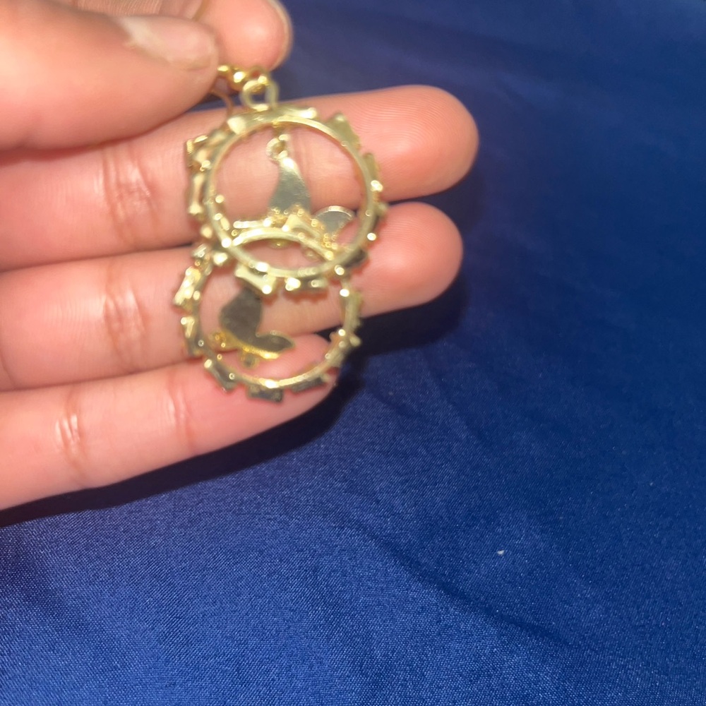 Intricate Gold Openwork Earrings